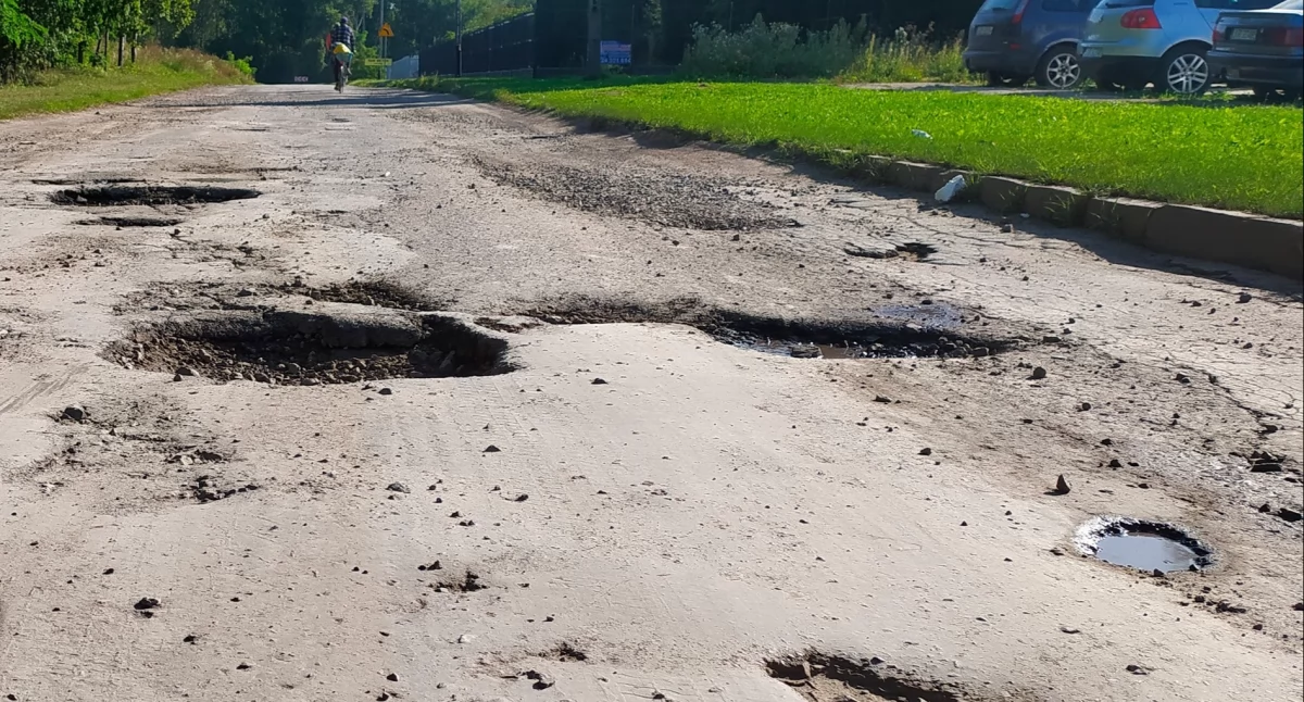 Drogi, Obwodowa będzie Zniknie kałuża przed dworcem - zdjęcie, fotografia