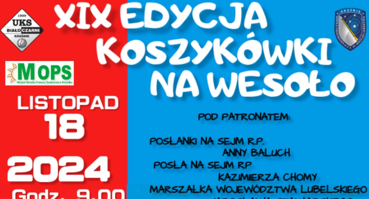 Koszykówka, Zagrają Koszykówkę Wesoło - zdjęcie, fotografia