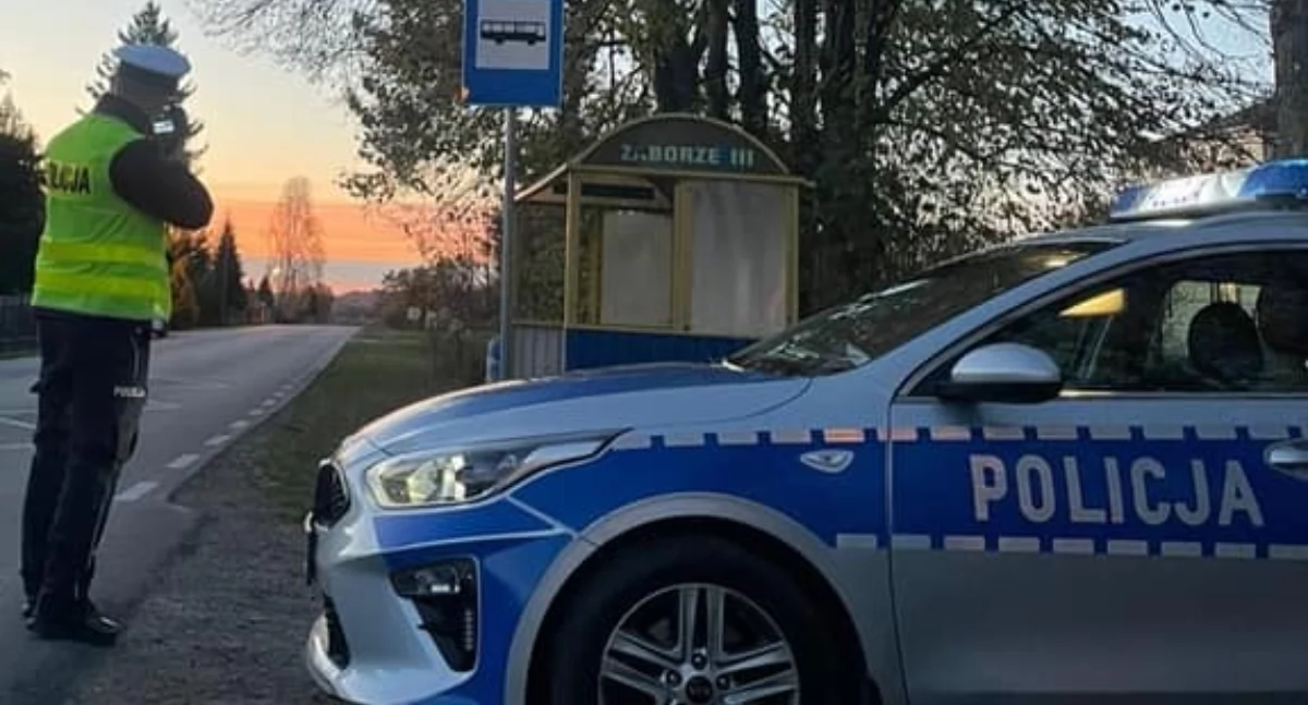 Kronika policyjna, Większość jechała szybko - zdjęcie, fotografia