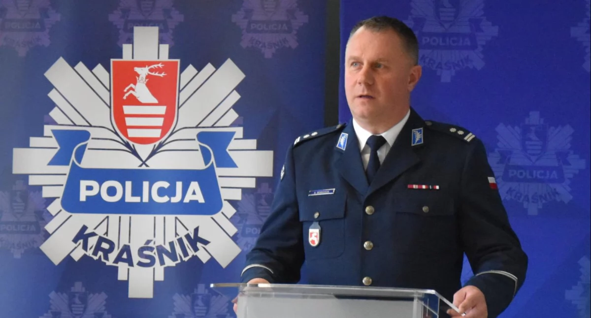 Policja, Zmiany władzach kraśnickiej policji - zdjęcie, fotografia