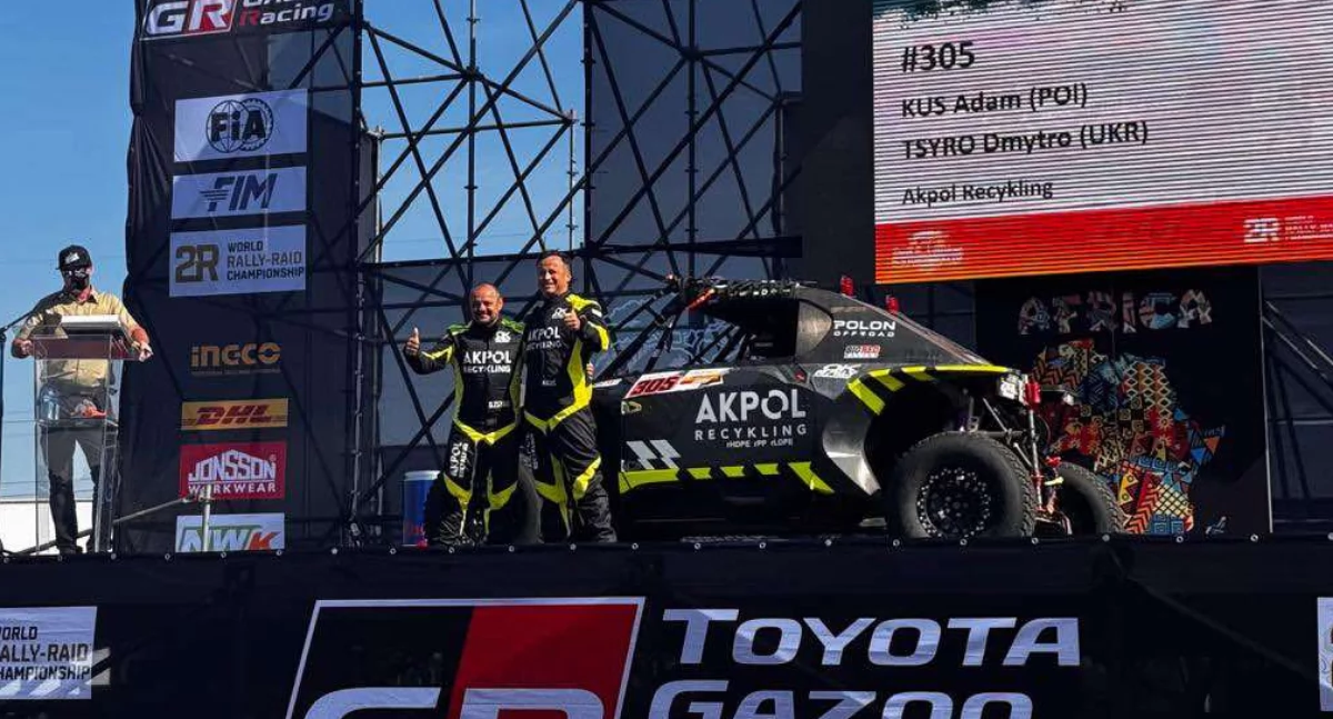 Inne sporty, Pierwsze podium podczas Sukces Akpol Rally - zdjęcie, fotografia