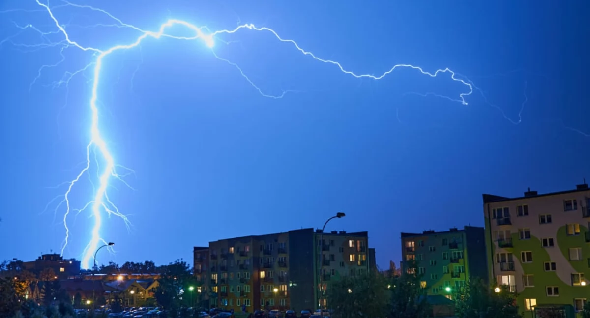 Ekologia i przyroda, Powiat pomarańczowo czyli znów mocno popada powieje - zdjęcie, fotografia