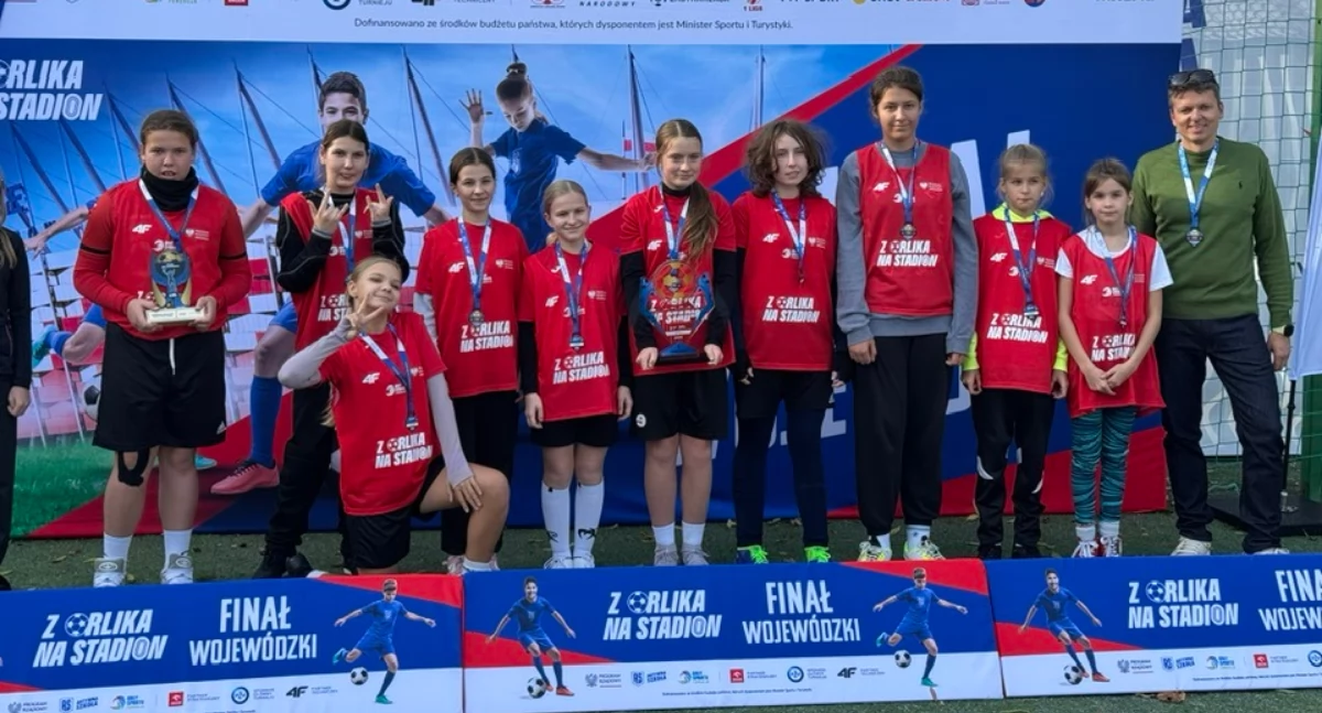 Piłka nożna, Piłkarki najlepsze lubelskim finale turnieju Orlika Stadion” - zdjęcie, fotografia