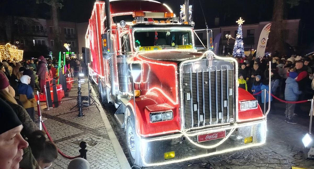 Wydarzenia, Santa Claus coming czyli ciężarówka Kraśniku - zdjęcie, fotografia