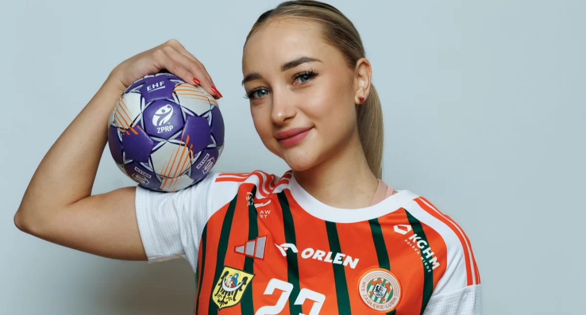 Piłka ręczna, Julia Pietras zawodniczką Zagłębie Lubin - zdjęcie, fotografia