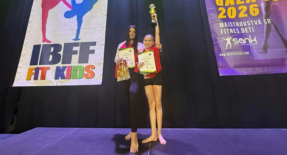Inne sporty, Luiza Daria medalami międzynarodowych zawodach Słowacji - zdjęcie, fotografia