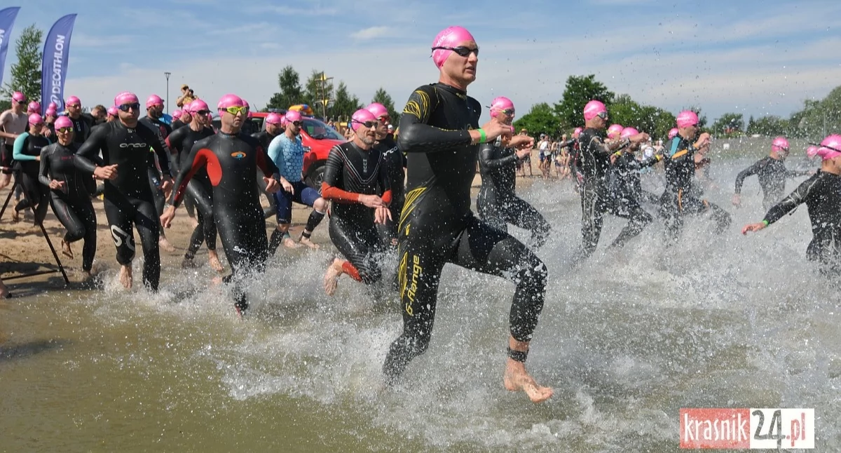 Inne sporty, Gorąca Trzynastka Triathloniści rywalizowali Kraśniku - zdjęcie, fotografia