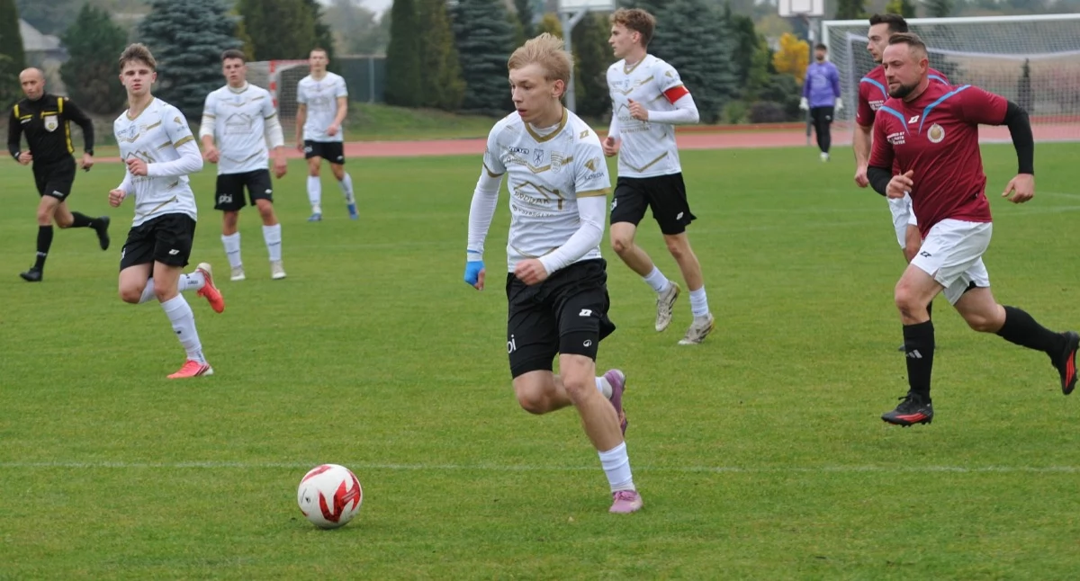 Strzelcem jednej z bramek dla Tęczy w Borzechowie był Patryk Misiurek