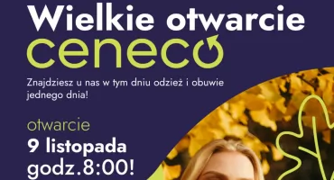 Otwarcie nowego sklepu z modną odzieżą używaną CENECO już 9 listopada!