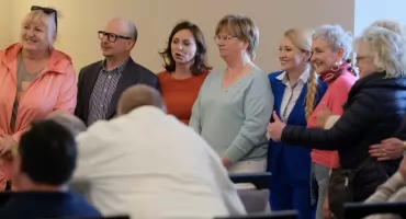 Końcówka kampanii Rafała Trzaskowskiego w Kraśniku z posłankami i senatorem
