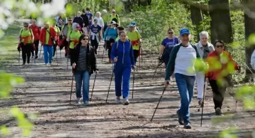 Aktywnie i na świeżym powietrzu – Kraśnik po raz piąty maszerował z kijkami