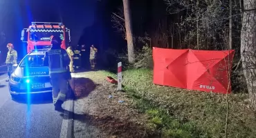 Tragiczny finał wypadku na drodze krajowej