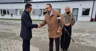 Były premier odwiedził Olbięcin